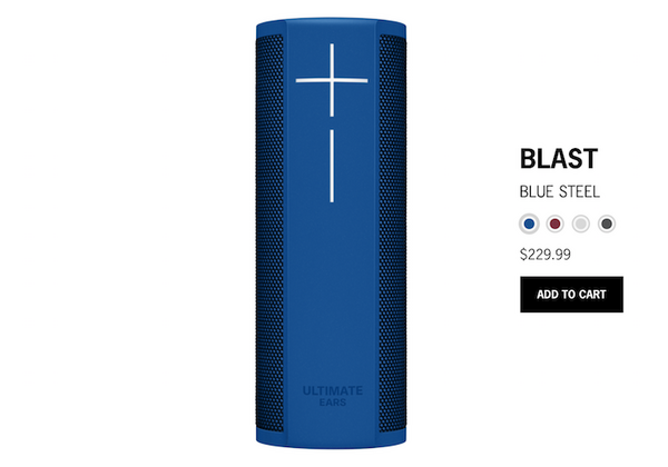 Amazon Alexa搭載のUltimate Ears BLAST/MEGABLAST