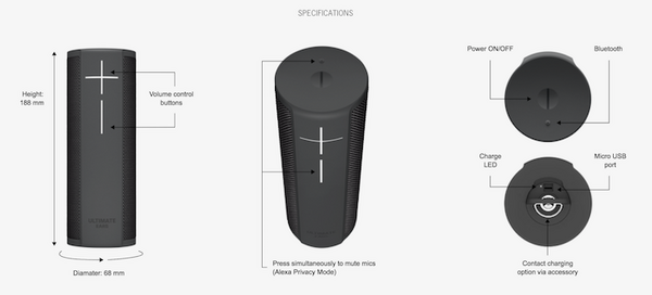 Amazon Alexa搭載のUltimate Ears BLAST/MEGABLAST