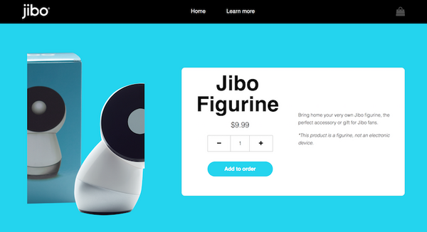 Jiboファン待望のフィギュア「Jibo Figurine」をゲット！