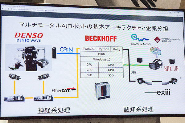 【ここまできた！】初公開の「汎用」マルチモーダルAIロボットアームはここが凄い！深層学習と予測学習を使い、VRでティーチング！