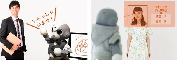 人をみつけてAIロボットから声掛け! 受付・接客の法人向け「Kibiro」に販促強化した新プラン「Kibiro for Biz +Marketing」