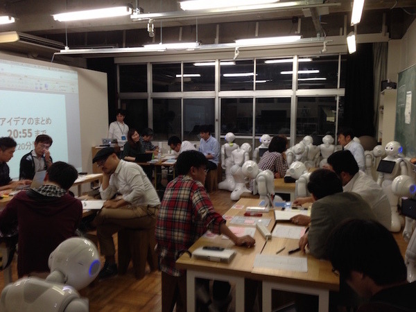 「Pepperとライフスタイルを考えるアイデアソン」に行ってきました。 #pac2015w