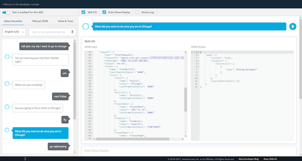 【Alexa Skill開発】Amazon Alexaスキル向けの新テストシミュレータβ登場、Echo Showにも対応