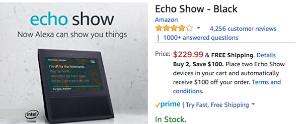 【米国】Amazon Echo最前線：Echo Dotがクリスマスに品切れ、Echo Showの値下げが終了し定価販売へ