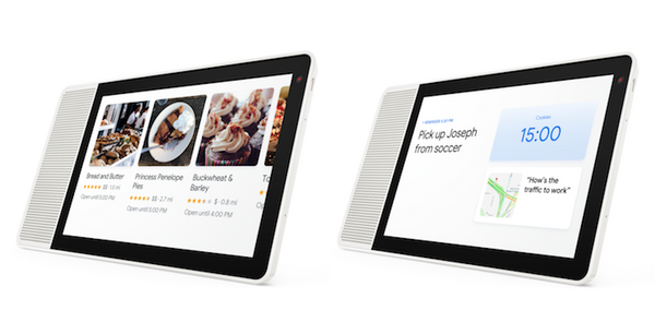 Lenovo、Google Assistant内蔵の新しいLenovoスマートディスプレイ発表