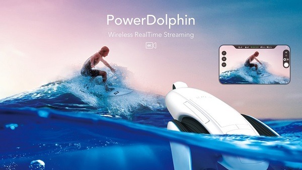 サーフィン、釣り、水中探索、ライフセービング等で活躍するインテリジェント水上ロボット(ドローン)「PowerDolphin」を正式発表