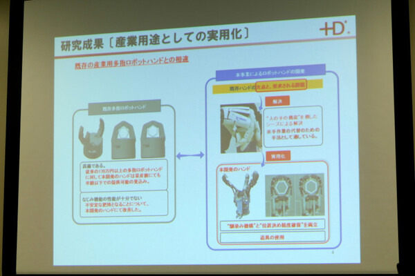 都立産業技術高専とダブル技研、NEDOプロでロボットハンドを開発　協調リンクとなじみ機構でしっかりと高精度に
