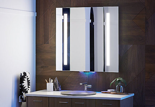 米KOHLER、Alexa搭載のライト付きミラー、Alexa対応トイレを発表