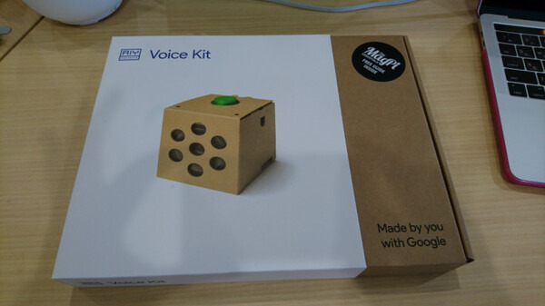 【音声アシスタント開発】Google AIY Voice Kitに挑戦！「自作Google Home」を作ってみたよ！
