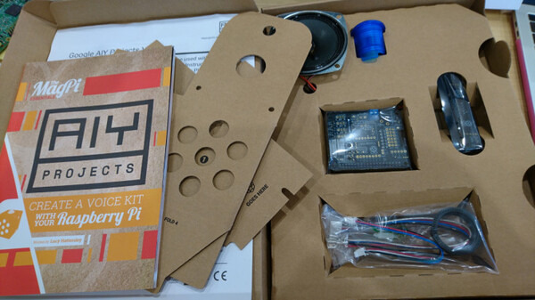 【音声アシスタント開発】Google AIY Voice Kitに挑戦！「自作Google Home」を作ってみたよ！