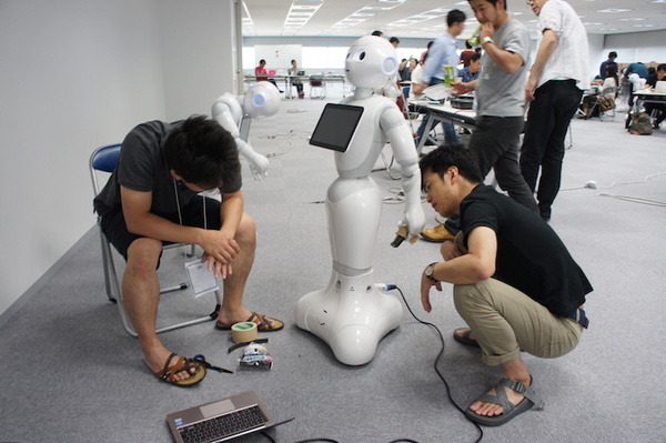 【密着】史上最大Pepperハッカソンの「特大ペッパソン」に行ってきた。その9（2日目：ハッキングタイム） #‎MA11‬