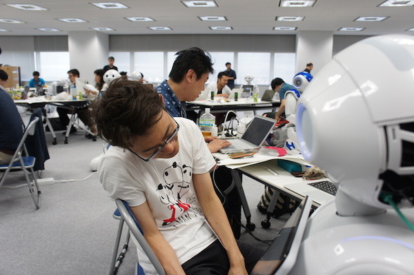 【密着】史上最大Pepperハッカソンの「特大ペッパソン」に行ってきた。その9（2日目：ハッキングタイム） #‎MA11‬