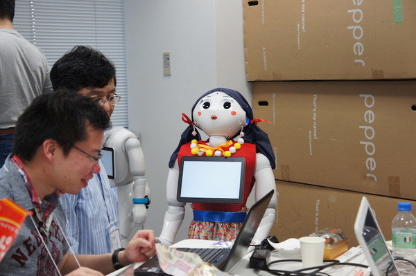 【密着】史上最大Pepperハッカソンの「特大ペッパソン」に行ってきた。その9（2日目：ハッキングタイム） #‎MA11‬