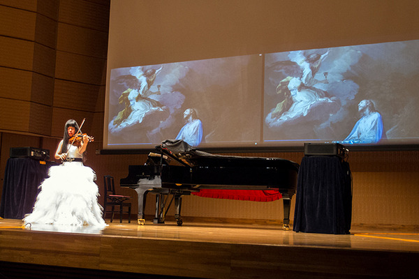 演奏と映像のコラボは脳や感性にどう影響する? 「脳と芸術とAIの共存に向けて」玉川大学AIBot研究センターが新たな試み