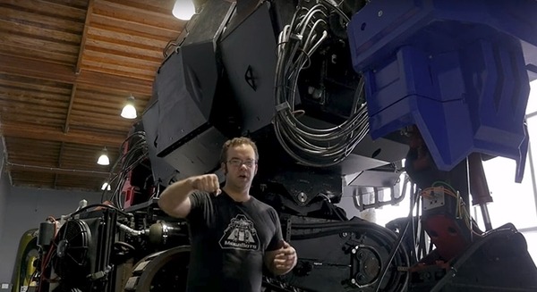 メガボッツ(MegaBots)が巨大ロボット「イーグルプライム(Eagle Prime)」のアーム改良を動画で公開！