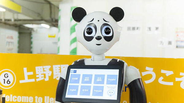 「パンダPepper」次は浅草駅に、しかも法被姿で　訪日外国人への案内を担当