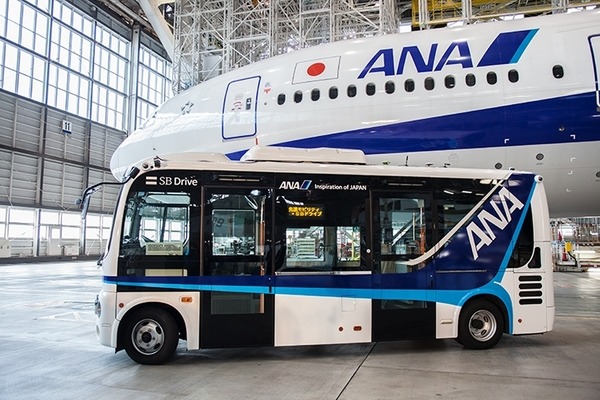 【速報】全日空(ANA)とソフトバンク(SBドライブ)が羽田空港エリアの公道で完全自動運転バス(レベル4相当)の実証実験