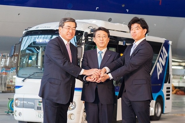 【速報】全日空(ANA)とソフトバンク(SBドライブ)が羽田空港エリアの公道で完全自動運転バス(レベル4相当)の実証実験