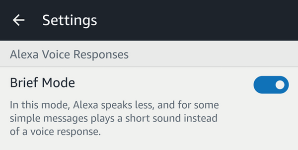 【米国】Amazon Alexaに「Brief Mode」登場、Alexaの音声返答を減らしてチャイムでリアクション