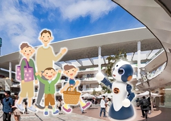 ロボット「Sota」10体がラゾーナ川崎に設置　お客に合わせて店舗紹介