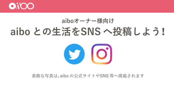 ソニー「aiboとの生活をSNSへ投稿しよう！」キャンペーン実施中、ソフトウェアアップデート予告も！