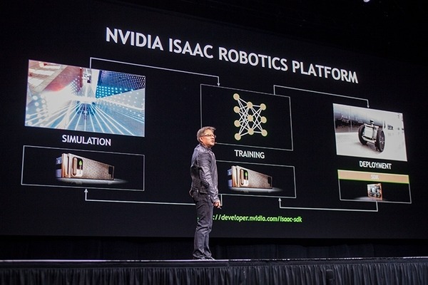 【GTC 2018】NVIDIAのロボット開発環境「ISAAC」(アイザック)とは? ロボット活用と開発の未来をAIが変える ～SDKも発表～