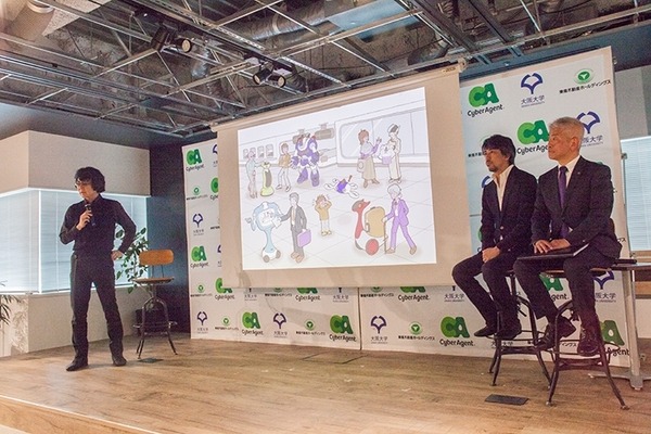 【速報】ホテルで人型ロボットが「新しいおもてなし」！サービス業界のロボット導入の可能性を探る、サイバーエージェントと石黒教授ら