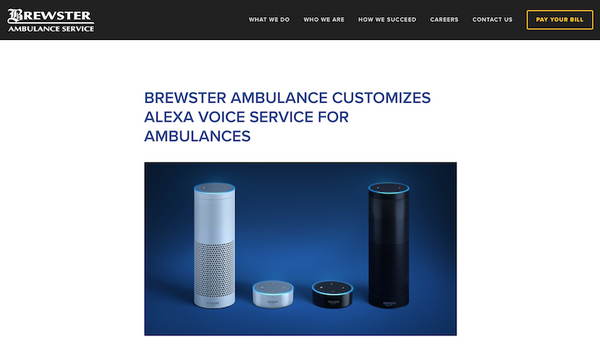 【米国】救急車に乗ってAmazon Echoがやってくる！ Alexaで救命士をサポート