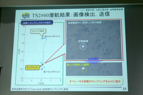 東大生産研と九工大、自律型海中ロボット「Tuna-Sand2」を初公開　海中の生物を全自動でサンプリング