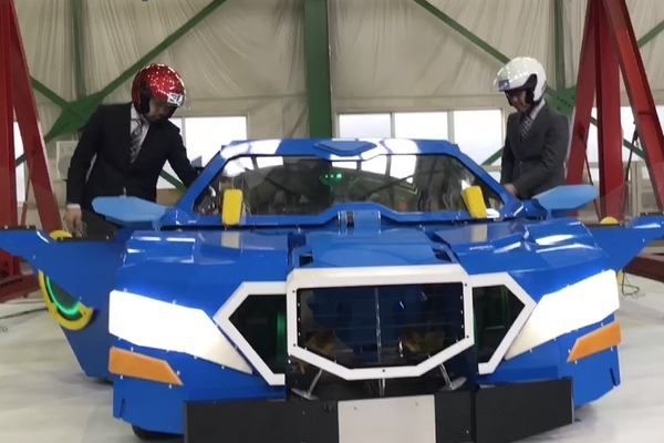 【速報】全長4mの人型変形ロボットが車にトランスフォーム！人が乗れる「J-deite RIDE」を公開、ド迫力変形映像を見よ！