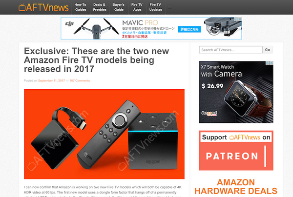 米Amazonが「Fire TV Cube」を予告。Alexa搭載のキューブ型ハイエンドFire TVか？