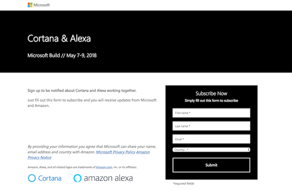 【Build 2018】アマゾンのAlexaとマイクロソフトのCortanaの相互連携、デモが公開され実現間近か