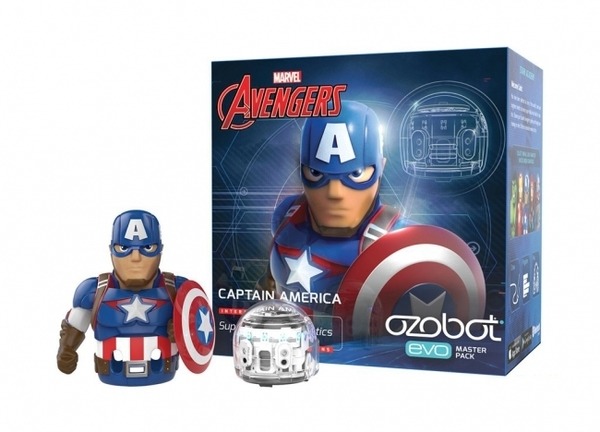 本日発売！ アイアンマンとキャプテンアメリカの教育用ロボット「Ozobot Evo マーベルシリーズ」