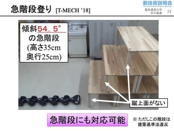 「電気通信大学 新技術説明会」開催　柔軟物操作ロボットとヘビ型ロボットが研究成果実用化を目指してプレゼン