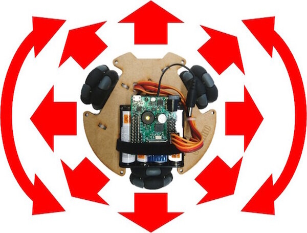 【本日発売】カスタマイズが可能な自作用ロボット教材「オムニローバー3WD」を動かしてみた！