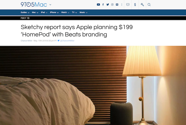 中国メディア、AppleがBeatsブランドで低価格版「HomePod」計画中と報道