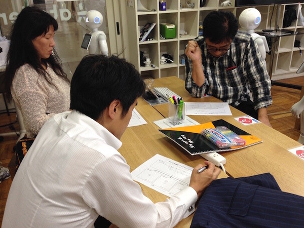 「Pepperがいると毎日が楽しくなる！？エンターテイメントアプリを考えるアイデアソン」に行ってきました。 #pac2015w