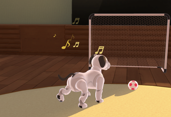 W杯開幕記念？ ソニーのバーチャルaiboとサッカーで遊べる