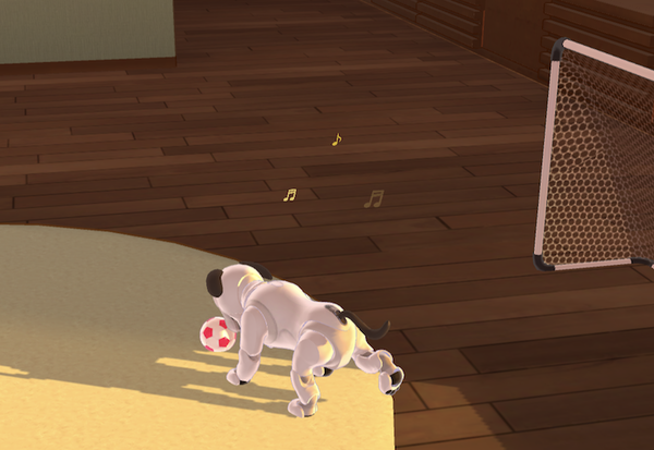 W杯開幕記念？ ソニーのバーチャルaiboとサッカーで遊べる