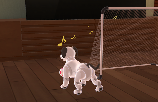 W杯開幕記念？ ソニーのバーチャルaiboとサッカーで遊べる