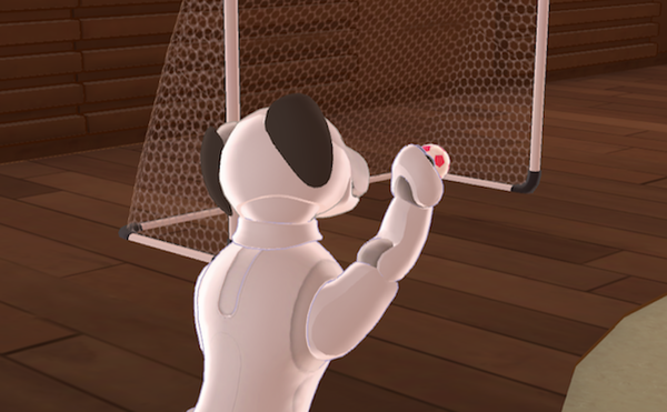 W杯開幕記念？ ソニーのバーチャルaiboとサッカーで遊べる