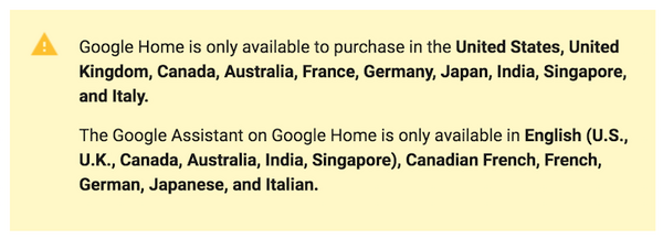 Google Home/Google Home miniがスペイン、オーストリア、アイルランドで販売開始