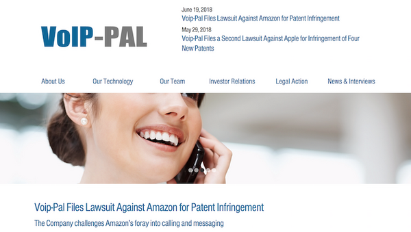 Voip-PalがAmazonに対して特許侵害で提訴、「Alexa Calling & Messaging機能」が争点