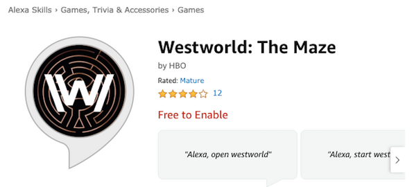 映画やドラマが「Amazon Alexa」の音声ゲームスキルとして登場！ ジュラシックワールドも