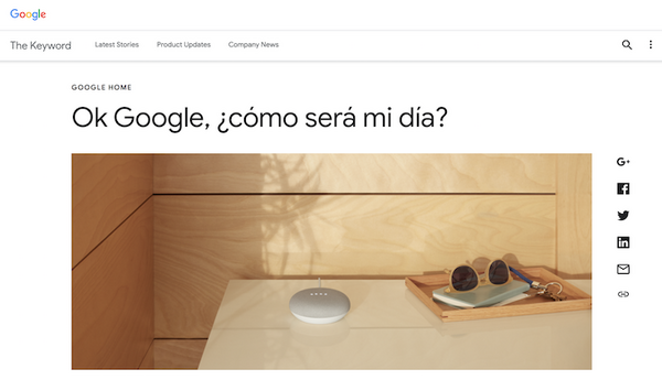 Google Home/Google Home miniがスペイン語に対応し、メキシコで販売開始