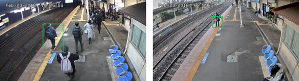 駅のプラットフォームでAIが安全を監視、実験は目標の90％を上回る、96.2％の検知率を達成！オプティムとアイテック阪急阪神がJR東常磐線 佐和駅にて実施