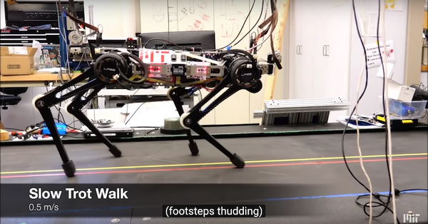 MIT開発の四足歩行ロボット「Cheetah 3」は大ジャンプができ、視覚情報なしで階段をのぼる