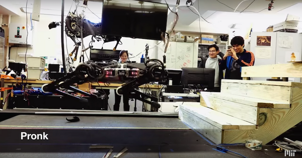 MIT開発の四足歩行ロボット「Cheetah 3」は大ジャンプができ、視覚情報なしで階段をのぼる