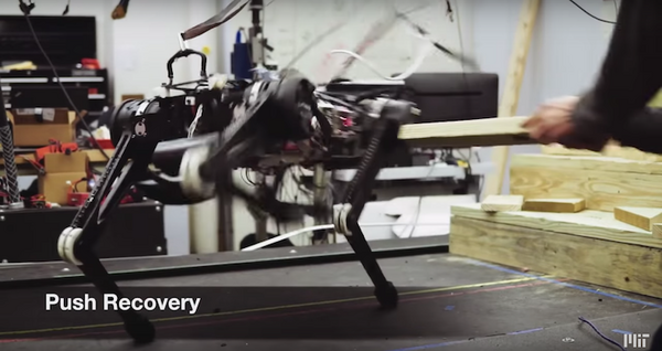 MIT開発の四足歩行ロボット「Cheetah 3」は大ジャンプができ、視覚情報なしで階段をのぼる