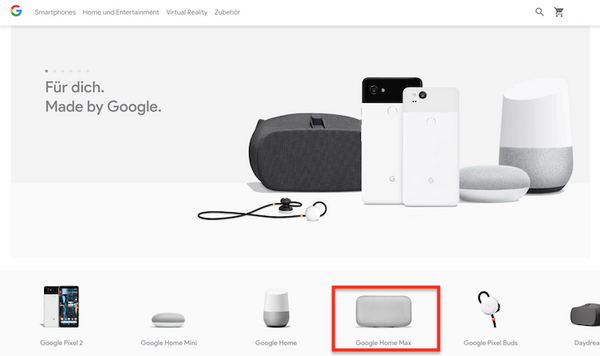 Google Home Maxがオーストラリアで8月発売、イギリス・ドイツも発売間近